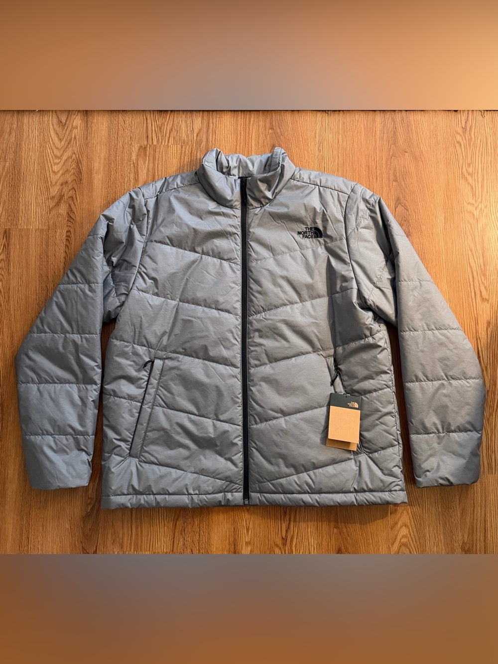 The North Face Mens Junction Insulated water repellent Jacket Medium Grey XL